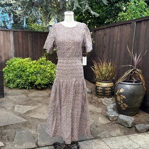 Apiece Apart Floral Patterned Maxi Dress